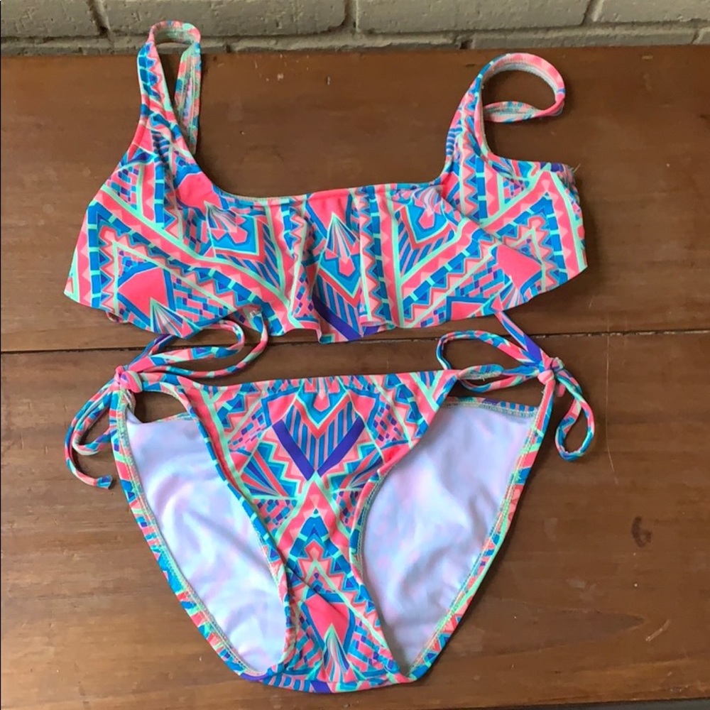Geometric Neon Bikini - Picture 2 of 6